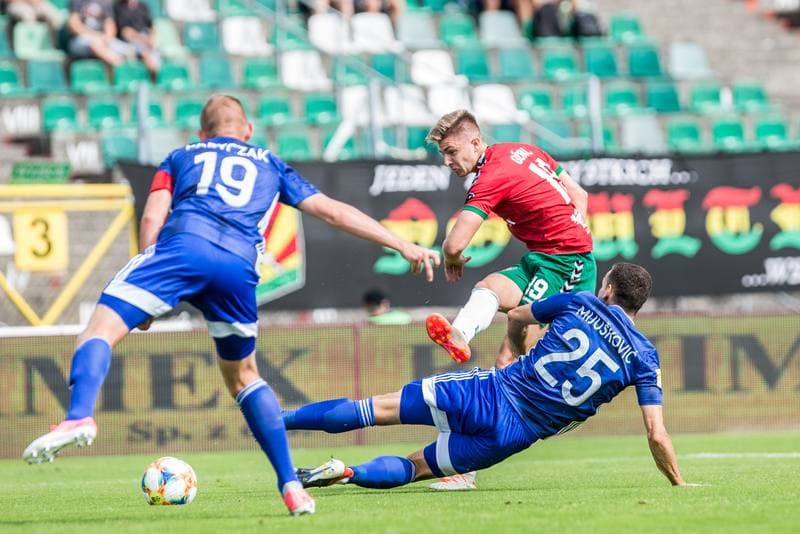 Football. Fortuna I Liga. Zaglebie Sosnowiec - Miedz Legnica. 17.08.2019