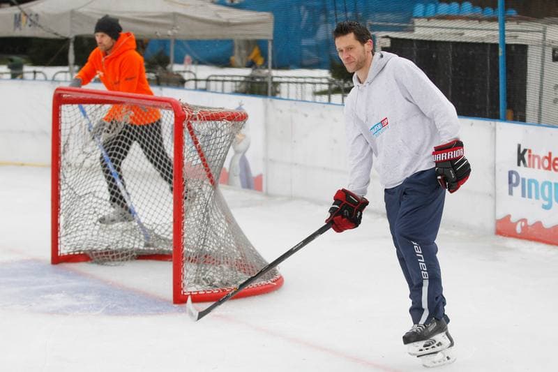 Ice Hockey. Mariusz Czerkawski. Training. 11.02.2019