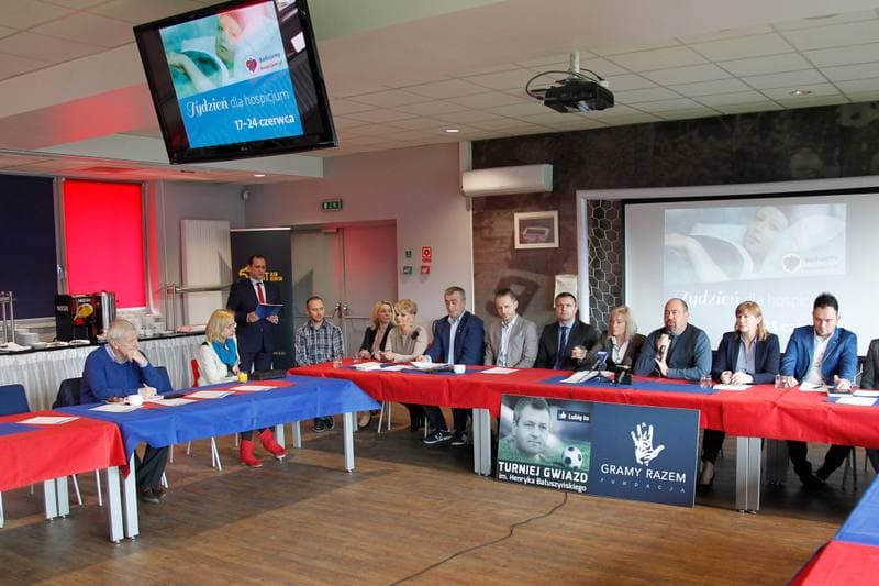 Football. Week for Hospice. Press Conference. 08.05.2017