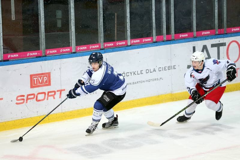 Ice Hockey. Polska Hokej Liga. SMS PZHL Katowice - Automatyka Gdansk. 12.10.2017