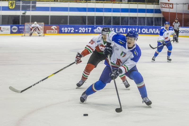 Ice Hockey. Euro Ice Hockey Challenge. Italy - Hungary. 08.11.2019