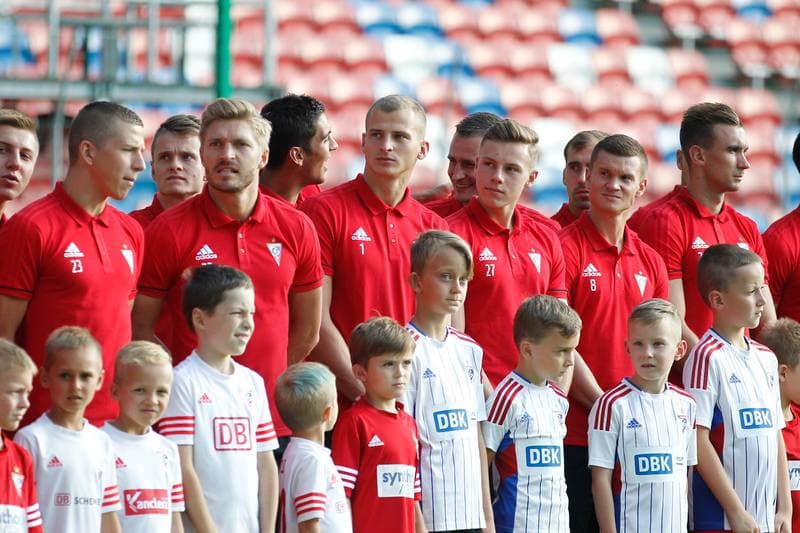 Football. Gornik Zabrze. Press Conference. 09.07.2017