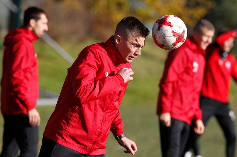 Football. Gornik Zabrze. Training. 23.11.2017