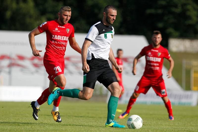 Football. Sparing. Zaglebie Sosnowiec - GKS Jastrzebie. 19.07.2017