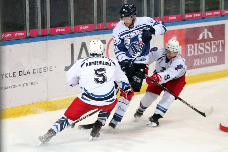 Ice Hockey. Polska Hokej Liga. SMS PZHL Katowice - Automatyka Gdansk. 12.10.2017