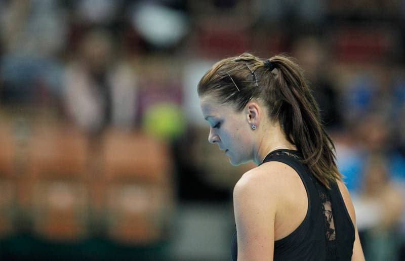 Tennis. Katowice Open. Agnieszka Radwanska - Yanina Wickmayer. 07.04.2015