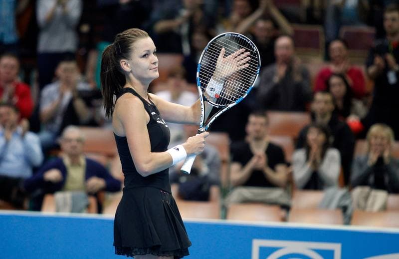 Tennis. Katowice Open. Agnieszka Radwanska - Yanina Wickmayer. 07.04.2015