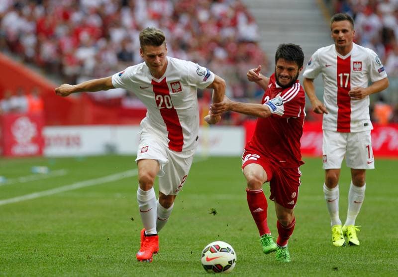 Football. UEFA Euro 2016 Qualifiers. Poland - Georgia. 13.06.2015