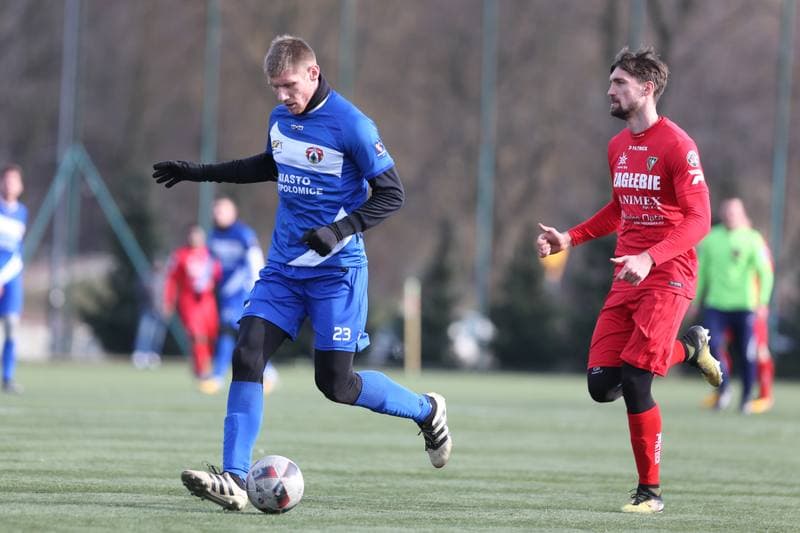 Football. Sparing. Zaglebie Sosnowiec - Puszcza Niepolomice. 31.01.2018