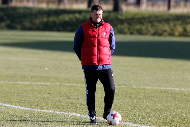 Football. Gornik Zabrze. Training. 23.11.2017