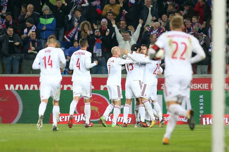 Football. Lotto Ekstraklasa. Gornik Zabrze - Jagiellonia Bialystok. 24.11.2017