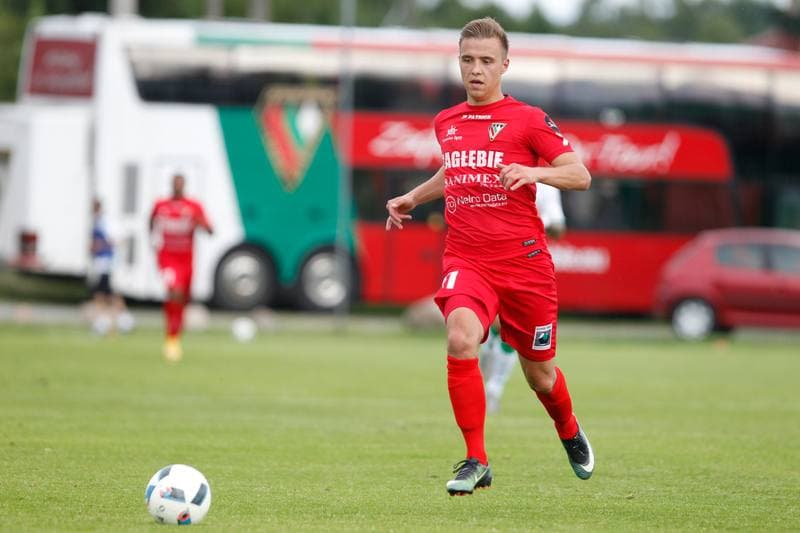 Football. Sparing. Zaglebie Sosnowiec - Karpaty Lwow. 01.07.2017