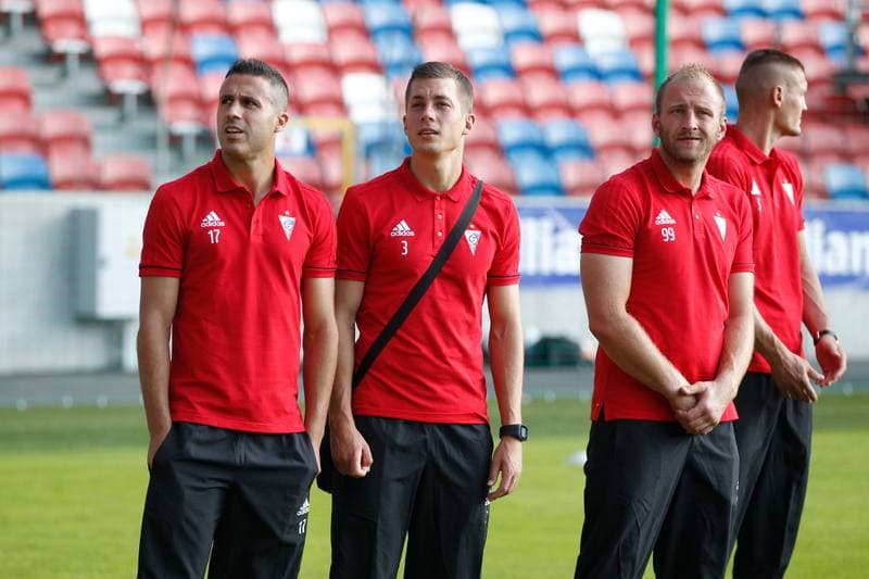 Football. Gornik Zabrze. Press Conference. 09.07.2017