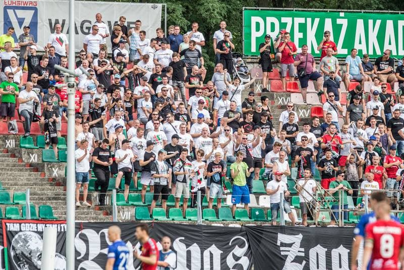 Football. Fortuna I Liga. Zaglebie Sosnowiec - Miedz Legnica. 17.08.2019