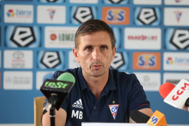 Football. Gornik Zabrze. Press Conference. 18.10.2017