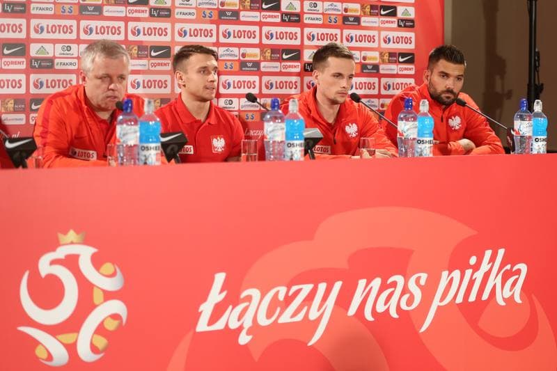 Football. Poland national team. Press Conference. 25.03.2018