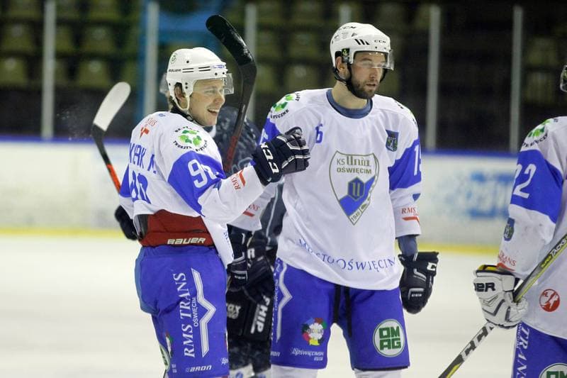 Ice Hockey. Polska Hokej Liga. Unia Oswiecim - MH Automatyka Gdansk. 01.02.2018