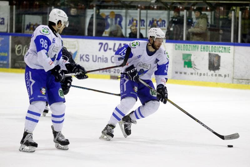 Ice Hockey. Polska Hokej Liga. Unia Oswiecim - MH Automatyka Gdansk. 01.02.2018