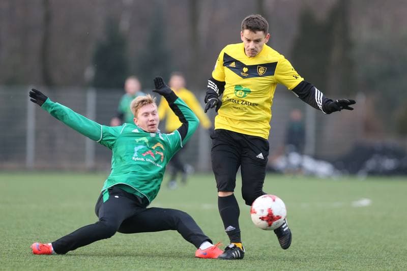 Football. Sparing. ROW 1964 Rybnik - GKS Katowice. 20.01.2018