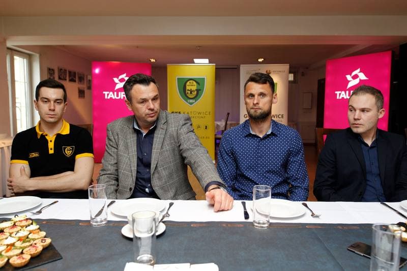 Volleyball. GKS Katowice. Press Conference. 08.03.2018