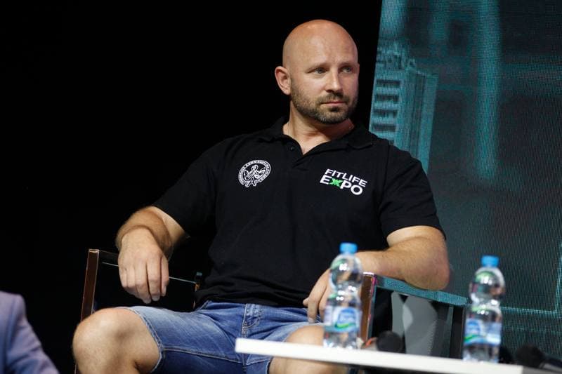 Football. Fit Life Expo. Press Conference. 07.08.2018