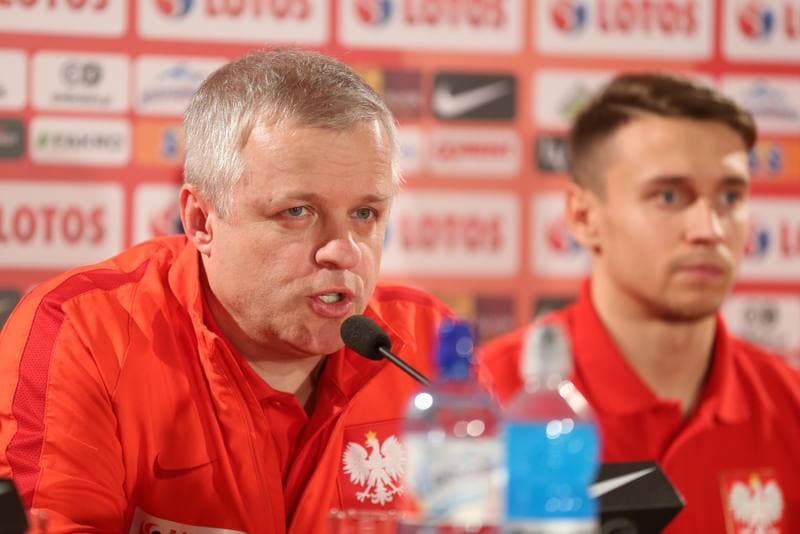 Football. Poland national team. Press Conference. 25.03.2018