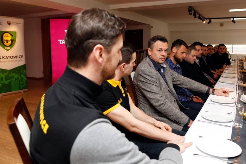 Volleyball. GKS Katowice. Press Conference. 08.03.2018