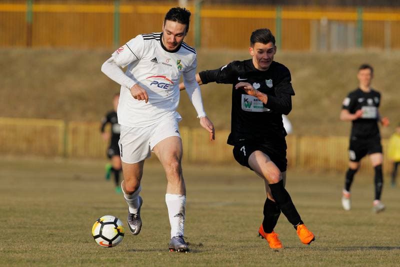 Football. II Liga. Rozwoj Katowice - GKS Belchatow. 24.03.2018