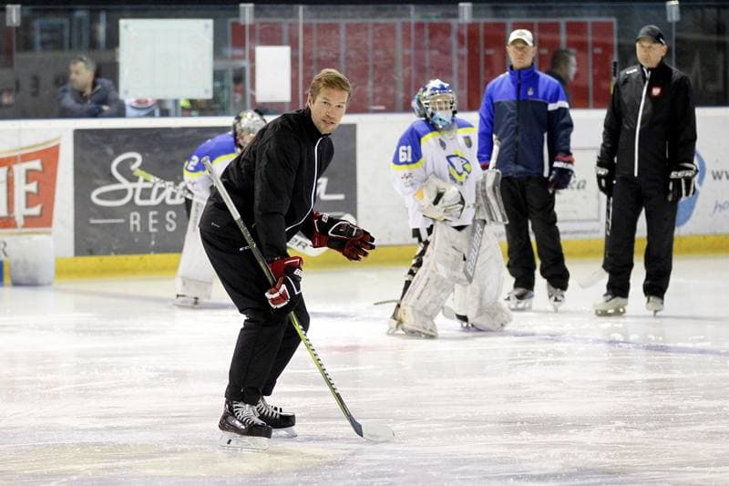 Ice Hockey. Poland national team. Training. 30.09.2018
