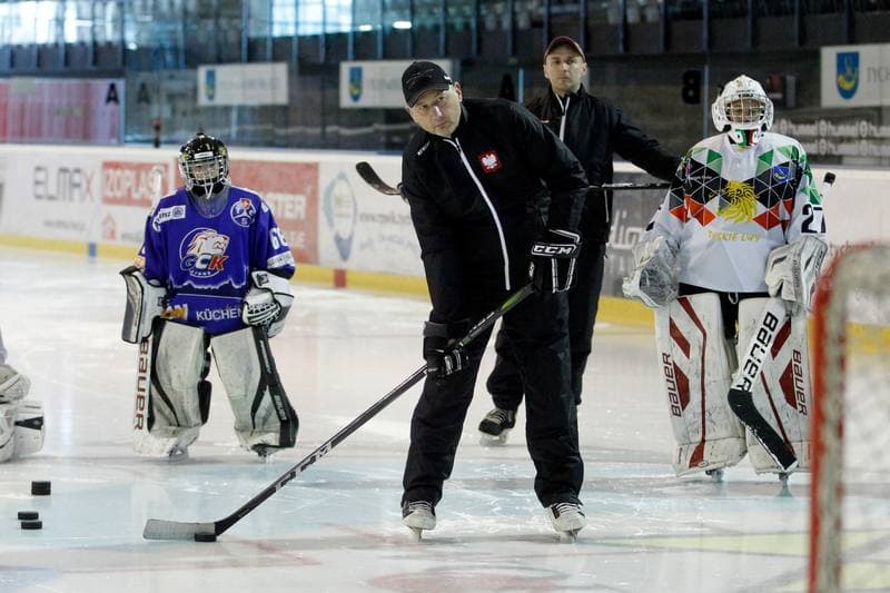 Ice Hockey. Poland national team. Training. 30.09.2018