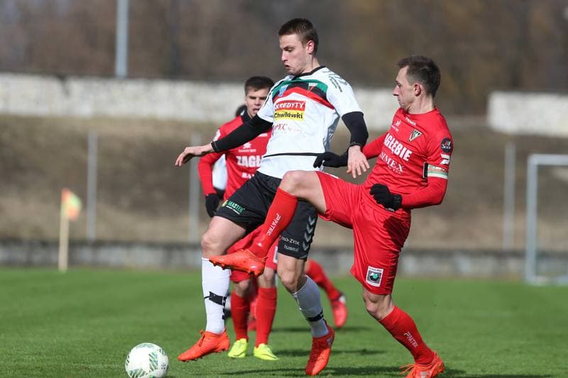 Football. Sparing. Zaglebie Sosnowiec - GKS Tychy. 25.02.2017