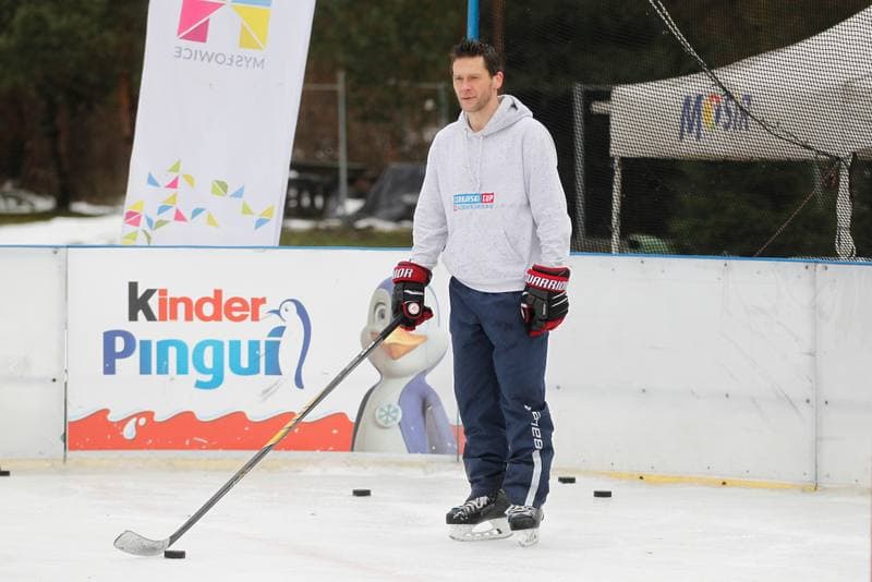 Ice Hockey. Mariusz Czerkawski. Training. 11.02.2019