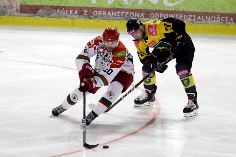 Ice Hockey. Polska Hokej Liga. Zaglebie Sosnowiec - Tauron KH GKS Katowice. 23.11.2018