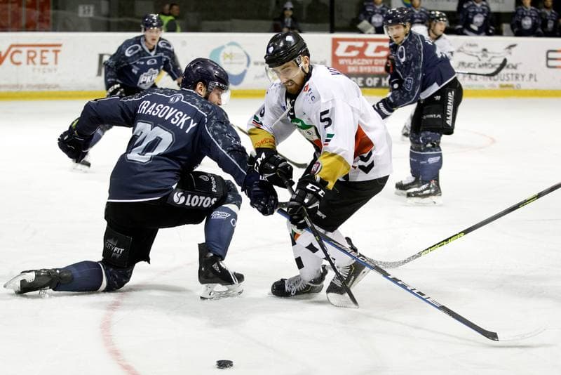 Ice Hockey. Polska Hokej Liga. GKS Tychy - MH Automatyka Gdansk. 16.02.2019