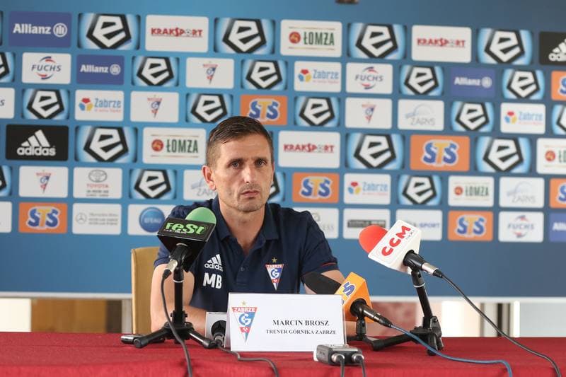 Football. Gornik Zabrze. Press Conference. 18.10.2017