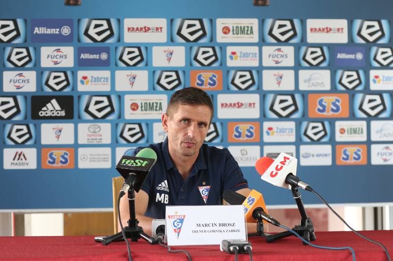 Football. Gornik Zabrze. Press Conference. 18.10.2017