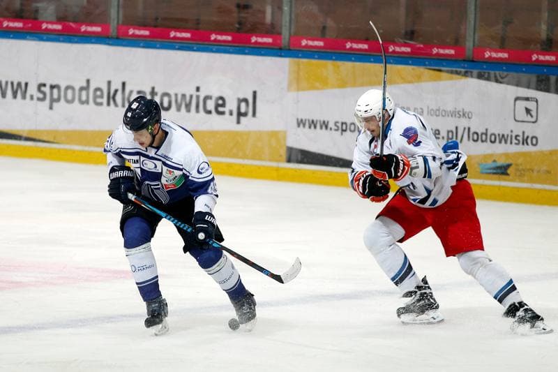 Ice Hockey. Polska Hokej Liga. SMS PZHL Katowice - MH Automatyka Gdansk. 23.10.2017