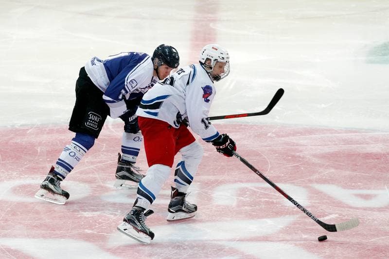 Ice Hockey. Polska Hokej Liga. SMS PZHL Katowice - MH Automatyka Gdansk. 23.10.2017