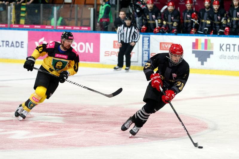 Ice Hockey. Tauron Hockey League. Tauron KH GKS Katowice - Comarch Cracovia. 23.03.2019