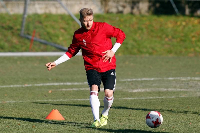 Football. Gornik Zabrze. Training. 23.11.2017