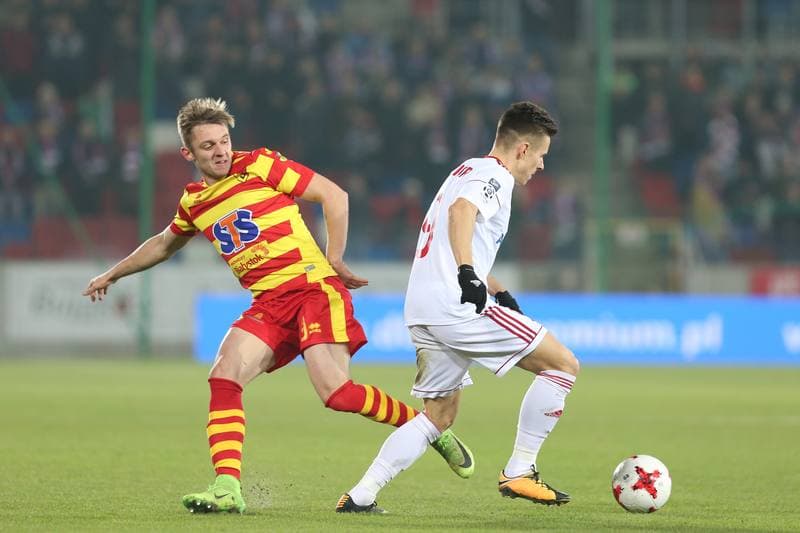 Football. Lotto Ekstraklasa. Gornik Zabrze - Jagiellonia Bialystok. 24.11.2017
