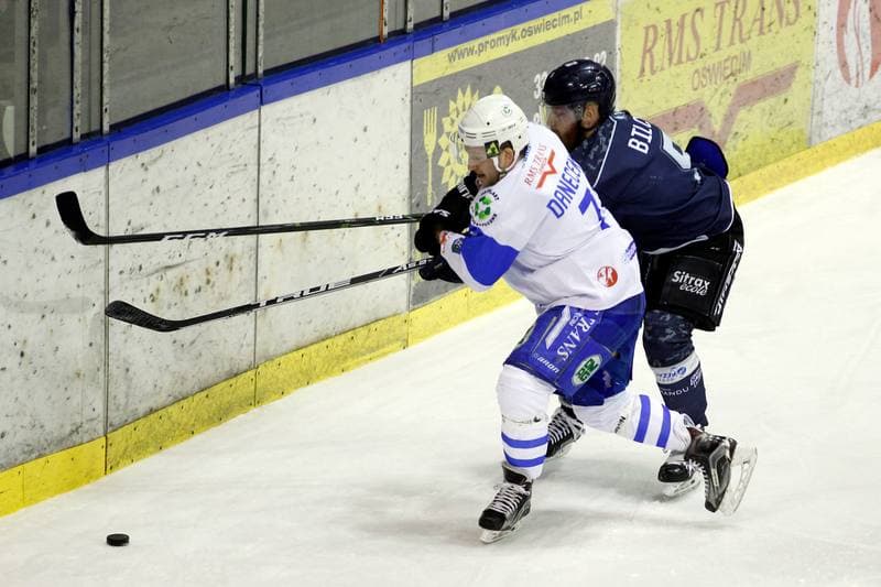 Ice Hockey. Polska Hokej Liga. Unia Oswiecim - MH Automatyka Gdansk. 01.02.2018