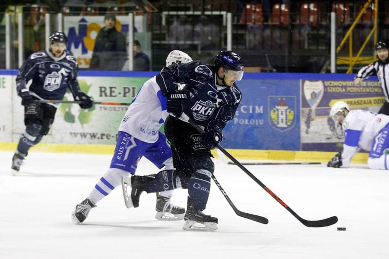 Ice Hockey. Polska Hokej Liga. Unia Oswiecim - MH Automatyka Gdansk. 01.02.2018