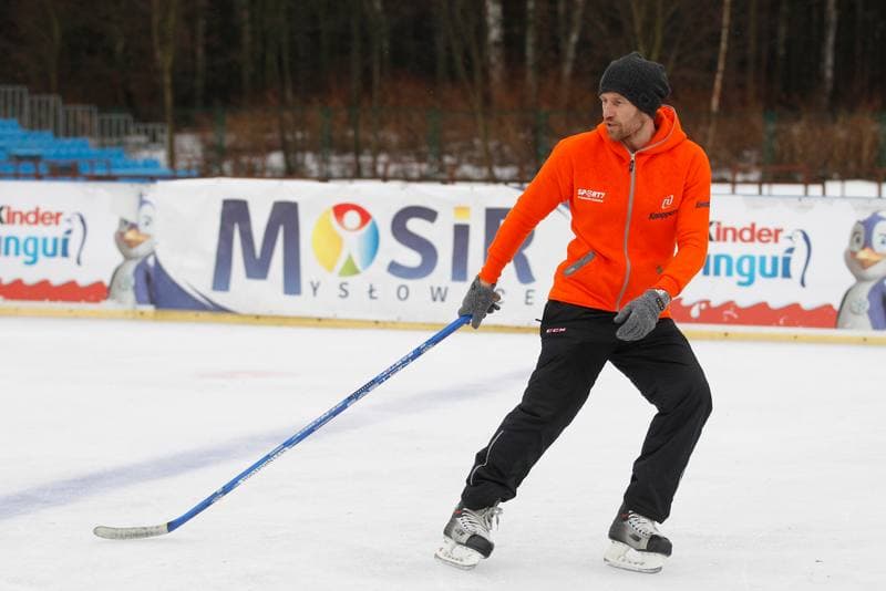Ice Hockey. Mariusz Czerkawski. Training. 11.02.2019