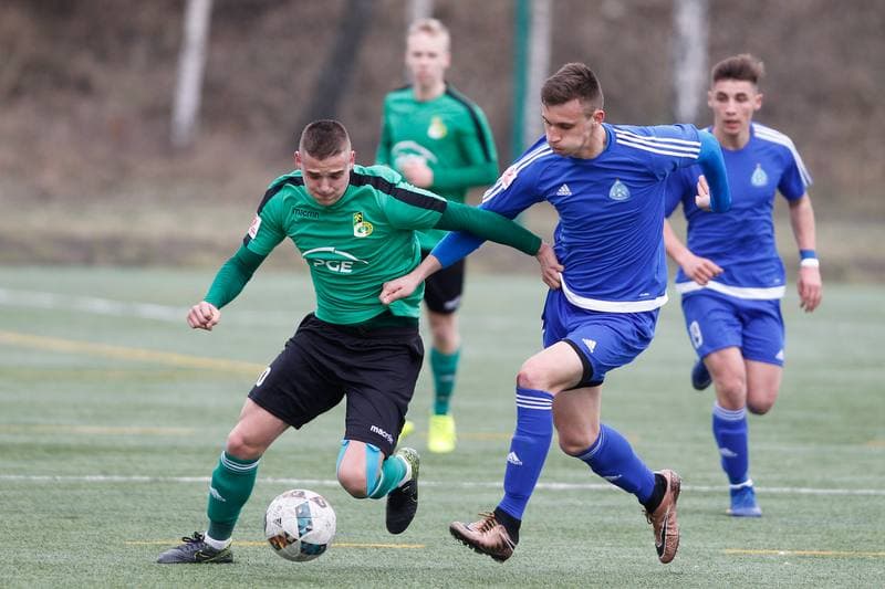 Football. Centralna Liga Juniorow. Ruch Chorzow - GKS Belchatow. 10.03.2019