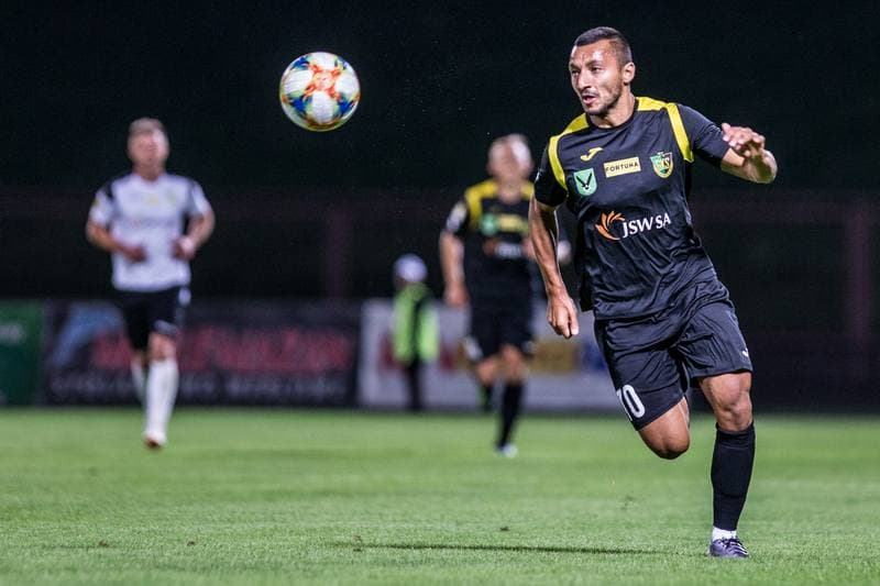 Football. Fortuna I Liga. GKS Jastrzebie - GKS Belchatow. 17.08.2019