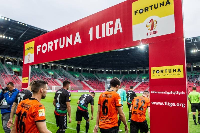 Football. Fortuna I Liga. GKS Tychy - Chrobry Glogow. 21.08.2019