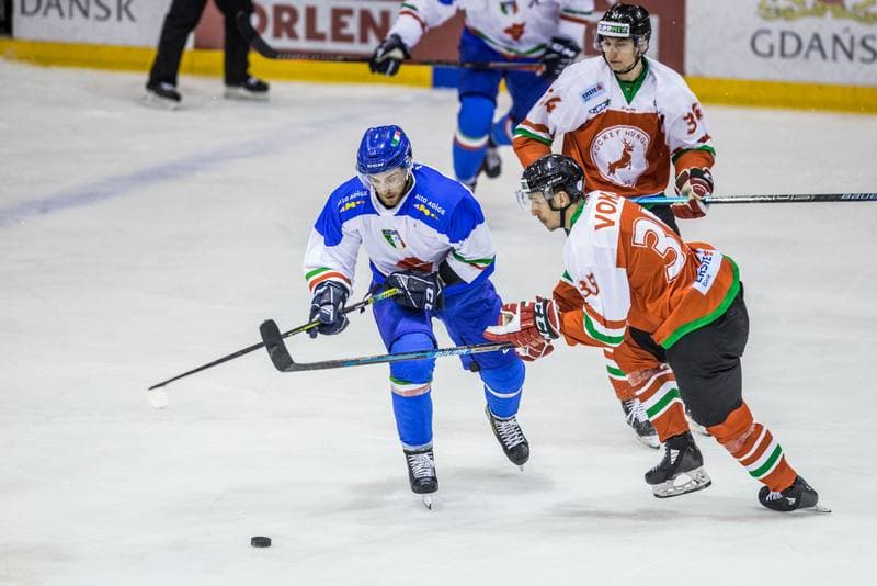 Ice Hockey. Euro Ice Hockey Challenge. Italy - Hungary. 08.11.2019