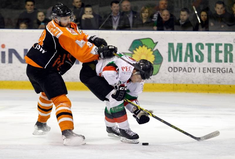 Ice Hockey. Polska Hokej Liga. GKS Tychy - JKH GKS Jastrzebie. 30.11.2014