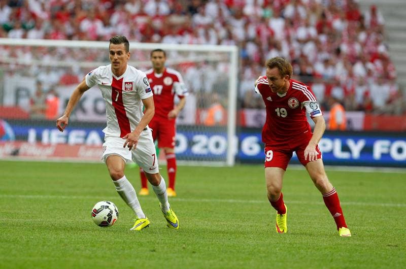 Football. UEFA Euro 2016 Qualifiers. Poland - Georgia. 13.06.2015